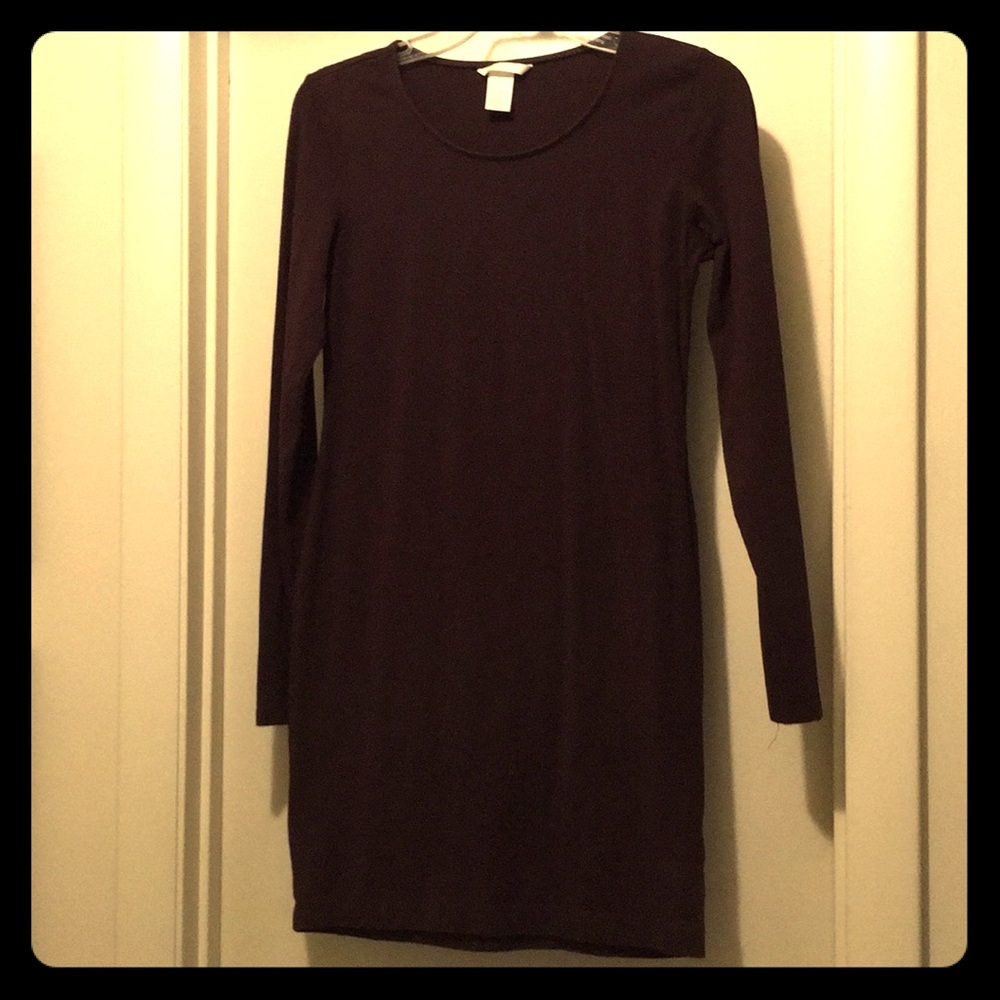 Small, Burgundy, H&M Dress